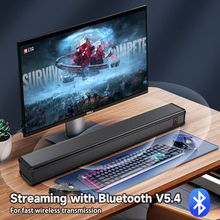 31.5in Soundbar For TV & 3D Surround Sound Bar For TV With Subwoofer & Wall Mountable