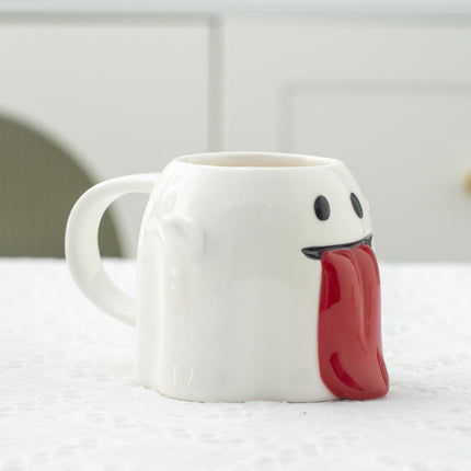 Creative Halloween Little Ghost 3D Cute Ceramic Coffee Cup