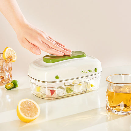 Pressing Ice Cube Film Easily Removable Mold Food Grade Ice Tray With Lid