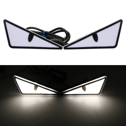 Triangle Eyes Modified General Motorcycle Decorative Accessories Car Lights