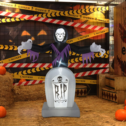 Grim Reaper And Grave, Halloween Inflatable Decoration 12V