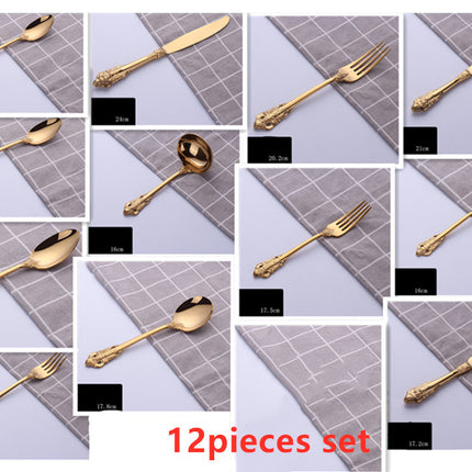 Four-piece Stainless Steel Cutlery Spoon
