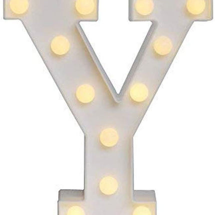 26 Letters White LED Night Light Marquee Sign Alphabet Lamp