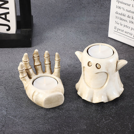 Halloween Pumpkin Candle Holder Creative Decorative Candlestick