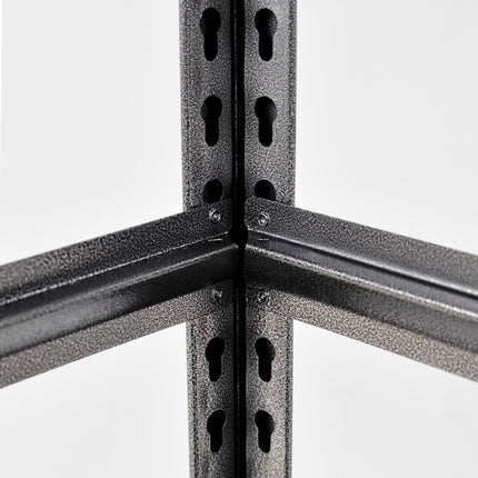 Tier Metal Shelves For Storage Garage Shelving 2000LBS Heavy Duty Storage Shelves Adjustable Garage Shelf Industrial Shelving Unit Storage Utility Rack,Black