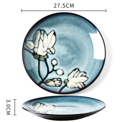 Underglaze Color Hand-painted Creative Bowls And Plates