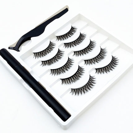 Self-adhesive Eyeliner False Eyelashes Multi-layer Cross-section False Eyelashes