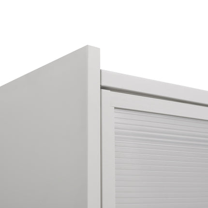 4-Level Flip Door Metal Cabinet