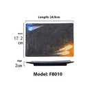 Rectangular Plate Creative Retro Hotpot Restaurant Tableware