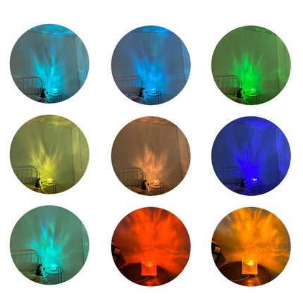 Ambient Light Water Ripple Night Light Acrylic Home Decoration