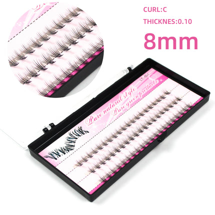 Single Eyelashes, Hairy Chicken Paw Hairs, Grafted Eyelashes, A Cluster Of 10 Self-grafted, Inoculated False Eyelashes