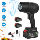 130000RPM Mini Cordless Leaf Blower Jet Blower Battery Operated Blower With 2x 3Ah Batteries For Leaf Snow Dust Water Blowing