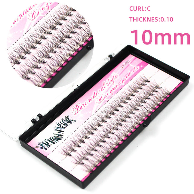 Single Eyelashes, Hairy Chicken Paw Hairs, Grafted Eyelashes, A Cluster Of 10 Self-grafted, Inoculated False Eyelashes
