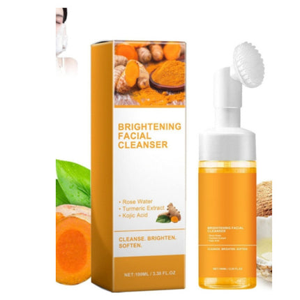 Turmeric Exfoliating Cleansing Pads Compressed Facial Sponges Skin Care Tools For Face Clogged Pores Excess Oil Cleansing