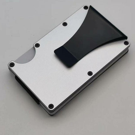 Metal Card Clamp Anti-magnetic RFID Card Holder