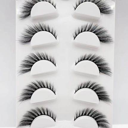 Mink Eyelashes Eye Tail Lengthening Natural Eyelashes Flat False