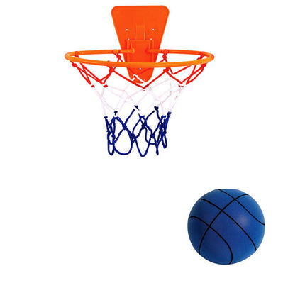 Silent High Density Foam Sports Ball Indoor Mute Basketball Soft Elastic Ball Children Sports Toy Games