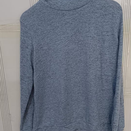 Fashion Long Sleeve Pullover Sweater Fall And Winter Fashion Solid Color Knitted Tops For Women Clothing