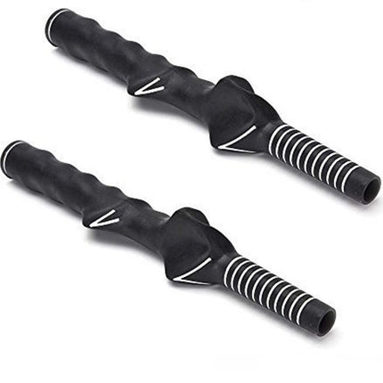 Golf Rubber Grip Left And Right Hand Swing Exerciser Practice Tool Hand