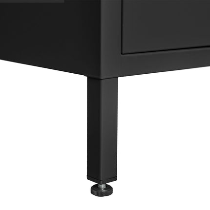 12 Door Metal Lockers With Lock For Employees,Storage Locker Cabinet For Home Gym Office School Garage,Easy Assembly,Black