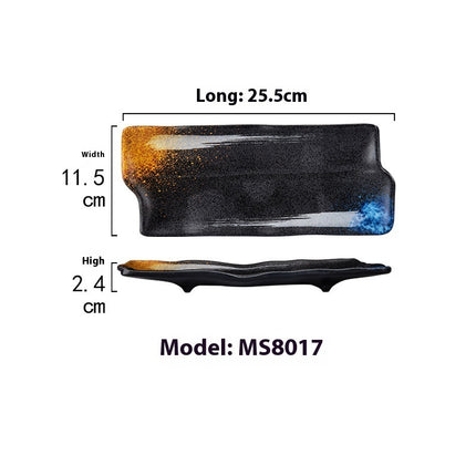 Rectangular Plate Creative Retro Hotpot Restaurant Tableware