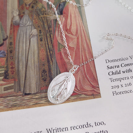 S925 Vintage Cameo Necklace Simple Personality Oval Necklace For Women Jewelry