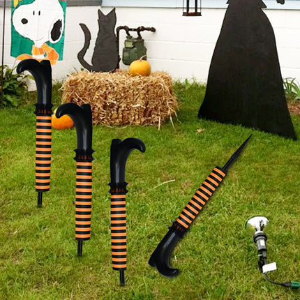 Halloween Decorations Inverted Elf Leg Layout Props