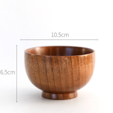 Wooden round wooden bowl