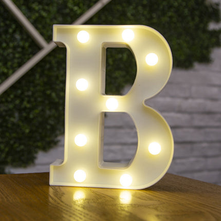 26 Letters White LED Night Light Marquee Sign Alphabet Lamp