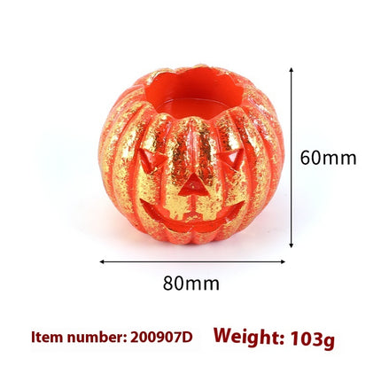 Halloween Pumpkin Candle Holder Creative Decorative Candlestick