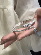 2024 Trendy Magical Dragon Waving Its Tail Chinese Style Men And Women Couple Adjustable Bracelet New Popular Relief Dragon Tail Bangle Punk Jewelry