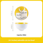 Cartoon And Plates Creative Rice Soup Bowls For Home Baking Dishes Ceramic Tableware