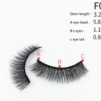 Self-adhesive Eyeliner False Eyelashes Multi-layer Cross-section False Eyelashes