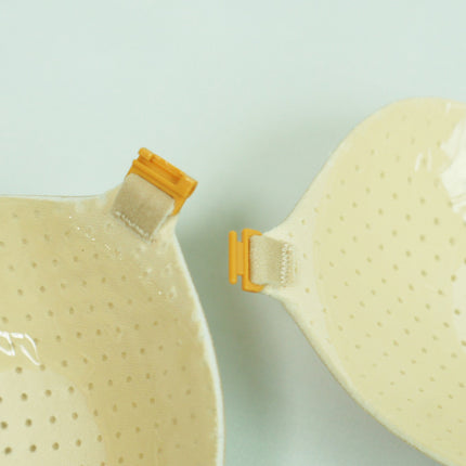 Lala Goddess Mango Cup With Deep V Invisible Bra Women's Swimwear Bridal Wedding Dress Gathered Chest Stickers Wholesale