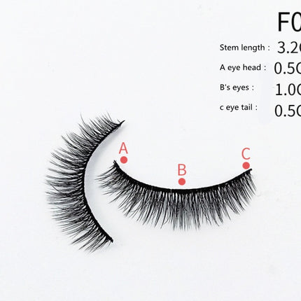 Self-adhesive Eyeliner False Eyelashes Multi-layer Cross-section False Eyelashes