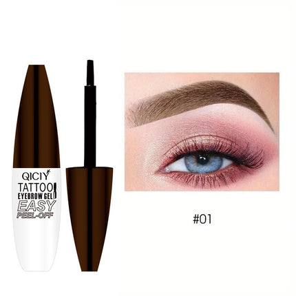 Tattoo Easy Peel Off Eyebrow Gel Cream Types Long-Lasting Smudge-Proof Sweat Resistant Waterproof Cosmetics