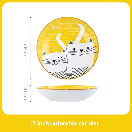 Cartoon And Plates Creative Rice Soup Bowls For Home Baking Dishes Ceramic Tableware