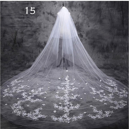 Bridal Wedding Dress Long Tail Luxury Super Fairy Wedding Veil