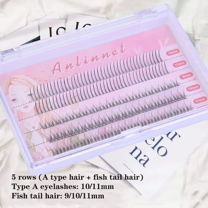 Single Cluster Natural Realistic Hybrid Eyelashes
