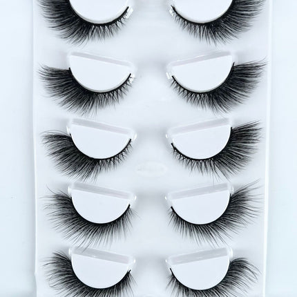 Mink Eyelashes Eye Tail Lengthening Natural Eyelashes Flat False