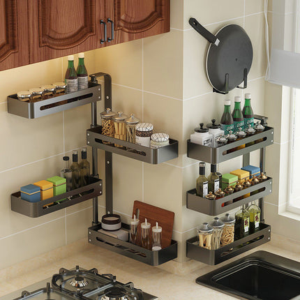 Kitchen Punch-free Multi-functional Storage Space-saving