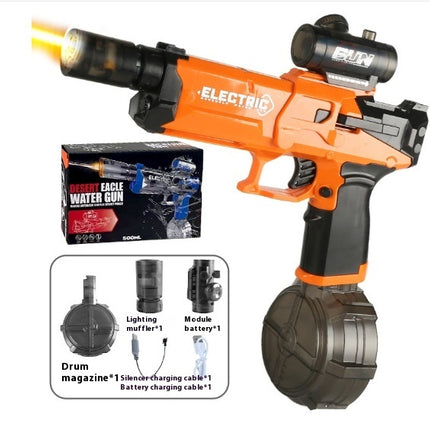 Fire Rat Electric Water Pistol Cool Light Full Automatic Water Spray Gun Summer Toy Sports Entertainment Children Gifts AC223