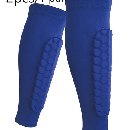 Honeycomb Shank Protection Foot Sock Men's Anti-collision Non-slip