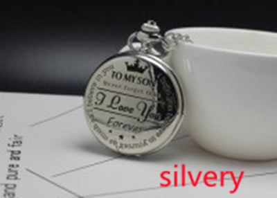 TO MY SON LOVE FOREVER Quartz Pocket Watch