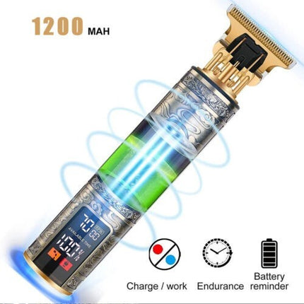 Beard Trimmer Hair Clippers Cordless Rechargeable Hair Cutting Barber Shaving Machine For Men USB Charging