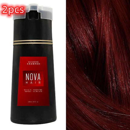 Hair Dyeing Hair Care Shampoo 3-in-1 Natural Fast White Hair Dyed Black Hair Dye Lasting Convenience Men Women Hair Care