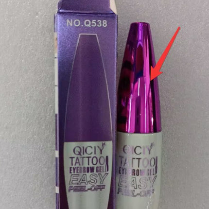 Tattoo Easy Peel Off Eyebrow Gel Cream Types Long-Lasting Smudge-Proof Sweat Resistant Waterproof Cosmetics