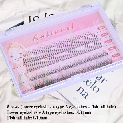 Single Cluster Natural Realistic Hybrid Eyelashes