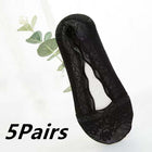 Shallow Mouth Ice Silk Silicone Non-Slip Socks