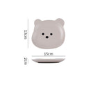 Home Cartoon Cute Bear-shaped Dinner Plate